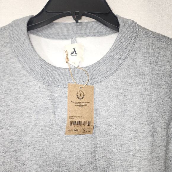 Sweatshirt small gray men's by amazon - Picture 2 of 6